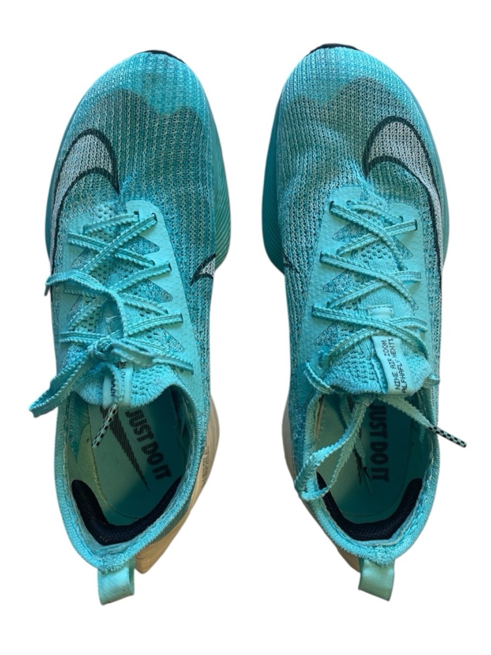 Nike Air Zoom Alphafly Next% C19925-300 Blue Teal Running Shoes